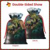 AOLXDE Norway Islands Drawstring Christmas Gift Bags Gift Packaging Pouches Party Supplies Goodie Bags Bag view 3