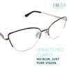 2SeeLife Premium Metal Cat Eye Reading Glasses for Women  NarrowMedium Fit, Durable & Sturdy Frame, Cateye Readers, Black, +2.00 view 2
