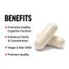 Force Factor DMAE Supplement for Concentration, Focus, and Healthy Cognitive Function, Brain Supplement & Neurotransmitter Support, Vegan, Non-GMO, 100 Capsules view 3