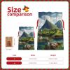 AOLXDE Norway Islands Drawstring Christmas Gift Bags Gift Packaging Pouches Party Supplies Goodie Bags Bag view 4
