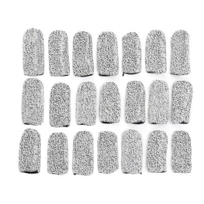 20 Pcs Cut Finger Cots, Reusable Finger Guards Breathable Finger Protectors Fingertip Covers