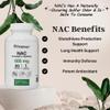 PRISTINE'S N-Acetyl L-Cysteine (NAC) 600MG (2 Pack) Immunity Support Supplement - 120-Day Supply - Potent Lung & Liver Antioxidant Supplement Capsules - Mood Support - Vegan, Glutern Free, Non GMO view 3
