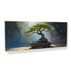 Sense Canvas Bonsai Tree Dappled Bonsai Glow 66 Canvas Art - Home Decor Wall Art Print Poster Painting X-Large 60x24 / 1.5" view 1