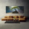 Sense Canvas Bonsai Tree Dappled Bonsai Glow 66 Canvas Art - Home Decor Wall Art Print Poster Painting X-Large 60x24 / 1.5" view 2