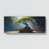 Sense Canvas Bonsai Tree Dappled Bonsai Glow 66 Canvas Art - Home Decor Wall Art Print Poster Painting X-Large 60x24 / 1.5" view 4