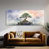 Sense Canvas Bonsai Tree Bonsai Serenity 51 Canvas Art - Home Decor Wall Art Print Poster Painting X-Large 60x24 / 0.75" view 2