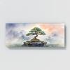 Sense Canvas Bonsai Tree Bonsai Serenity 51 Canvas Art - Home Decor Wall Art Print Poster Painting X-Large 60x24 / 0.75" view 4