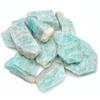 1 LB Amazonite - Natural Raw Stones for Tumbling, Cabbing, Fountain Rocks, Decoration, Polishing, Wire Wrapping, Wicca & Reiki, Gemstone, 1 Inch+ Size, 2000+ Carat view 1
