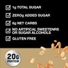 KIND Protein MAX Sweet & Salty Caramel Peanut Crisp Snack Bars, 20g of Protein, Keto Friendly, 1g of Sugar Per Bar, Gluten Free, 4 Count Box view 3