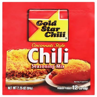 G.old Star Chili Spice Packet 2.25 oz (Pack of 20)