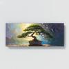 Sense Canvas Bonsai Tree Dappled Bonsai Glow 65 Canvas Art - Home Decor Wall Art Print Poster Painting Small 20x8 / 1.5" view 4