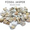 1 LB Fossil Jasper - Natural Raw Stones for Tumbling, Cabbing, Fountain Rocks, Decoration, Polishing, Wire Wrapping, Wicca & Reiki, Gemstone, 1 Inch+ Size, 2000+ Carat view 2