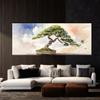 Sense Canvas Bonsai Tree Bonsai Breeze 45 Canvas Art - Home Decor Wall Art Print Poster Painting X-Large 60x24 / 0.75" view 3