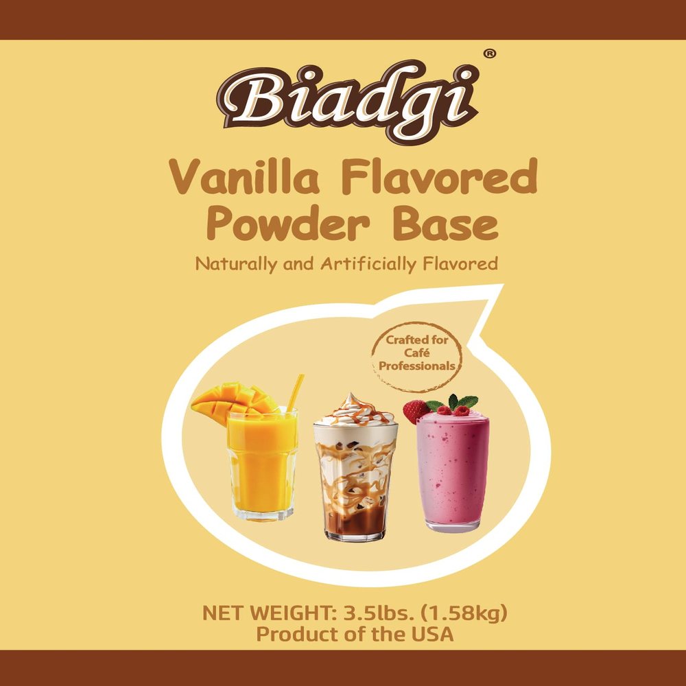 Biadgi Vanilla Smoothie Mix, 3.5lbs