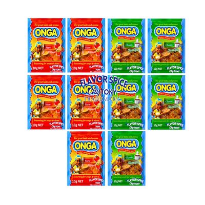 Generic Stew seasoning 10g Small Size Pack of 5 AND Soup Seasoning 10g Small Size Pack of 5 | COMBO PACK OF 10