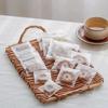 100 Pcs Frosted Semi-Transparent OPP Bags - Mini (4.7 x 4.7 inches) for Cookies, Chocolate, Candy, Desserts, Snack Packs, Bread, Gift Bags view 1