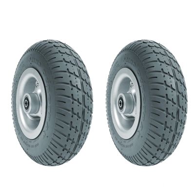 1 Pair of 9inch PU Rubber Wheelchair Wheels, Solid Wheelchair Front Wheels, Suitable for Many Standard Power Wheelchair Replacement