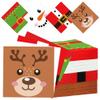 120 Pcs Christmas Cocktail Napkins Disposable Christmas Paper Napkins 3 Ply Xmas Party Dinner Napkin Decorative Beverage Napkin for Xmas Winter Holiday Kitchen Bathroom Party Supplies view 1