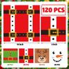 120 Pcs Christmas Cocktail Napkins Disposable Christmas Paper Napkins 3 Ply Xmas Party Dinner Napkin Decorative Beverage Napkin for Xmas Winter Holiday Kitchen Bathroom Party Supplies view 2