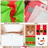 120 Pcs Christmas Cocktail Napkins Disposable Christmas Paper Napkins 3 Ply Xmas Party Dinner Napkin Decorative Beverage Napkin for Xmas Winter Holiday Kitchen Bathroom Party Supplies view 3