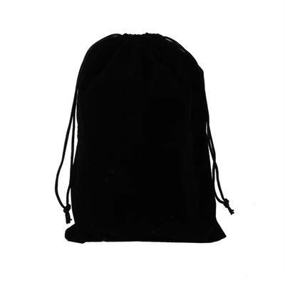 10pcs/lot Pouches Jewelry Gift Display Packing Bags Drawstring Gift Bag Wedding Party Gift Pouch(Black,7x9cm)