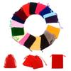 10pcs/lot Pouches Jewelry Gift Display Packing Bags Drawstring Gift Bag Wedding Party Gift Pouch(Black,7x9cm) view 3