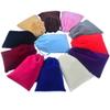 10pcs/lot Pouches Jewelry Gift Display Packing Bags Drawstring Gift Bag Wedding Party Gift Pouch(Black,7x9cm) view 4