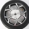12 1/22 1/4 Rear Wheels for Wheelchair, 12 Inch Pneumatic Rubber Tire, Electric Wheelchair Accessories, Anti-Slip Rubber Wheel, Alloy Hub, Casters Rollers (Color : Black (Set of 2)) view 4