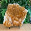 Citrine Custers, Brazilian Citrine Crystal, Honey Citrine Quartz Cluster, Money Stone, Success Stone (3-4 lb) view 2