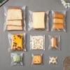 100 Pcs Frosted Semi-Transparent OPP Bags - Suitable for Packaging Cookies, Chocolate, Candy, Desserts, Snack Packs, Bread - Self-Adhesive, Mini, Gift Wrapping Bags (2.8 x 2.8 inches) view 4