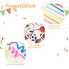 24 Pcs Sports Party Straws, Plastic Straws For Themed Parties, Birthdays, Sports Game Celebrations, Football-Themed Straws, Reusable Ball Sports Drinking Straws view 3