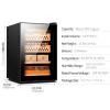 ZyKnaurral Cigar Temperature Control Cabinet, Electric Cigar Humidor, with Cedar Cigar Basket, Dual-Core Refrigeration and Humidification, Can Accommodate About 300 Cigars,A view 2