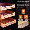 ZyKnaurral Cigar Temperature Control Cabinet, Electric Cigar Humidor, with Cedar Cigar Basket, Dual-Core Refrigeration and Humidification, Can Accommodate About 300 Cigars,A view 3