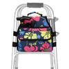 supregear Walker Side Bag, Storage Pouch w/Cup Holder for Folding Walker, Waterproof Caddy Basket for Side Bar Accessory Attachment for Seniors Elderly, Double Sided Organizer view 2