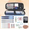 LengKe Insulin Cooler Travel Case with 2 TSA Approved Gel Ice Pack, Temperature Display Refrigerated Medicine Travel Case for Insulin Syringe and Diabetic Supplies (Blue) view 3