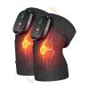 3-in-1 Shoulder Elbow Knee Massager Intelligent Heating Pads Wrap Heated Bracer Men Women Running Old Cold Legs Arthritis Pain Relief Rechargeable Wireless Touch Screen (One Pair of Knee Massager) view 1