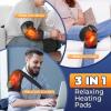 3-in-1 Shoulder Elbow Knee Massager Intelligent Heating Pads Wrap Heated Bracer Men Women Running Old Cold Legs Arthritis Pain Relief Rechargeable Wireless Touch Screen (One Pair of Knee Massager) view 2