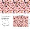 Vnaaem Pink Christmas Wrapping Paper with 4 Nutcracker Gingerbread Design for Christmas Holiday Party Celebration - 20 X 28Inches Per Sheet(8 Pack) view 4