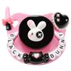 CutiePlusU Adult Sized Pacifier Dummy for Adult DIY Handmade - Black Bunny view 1