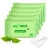 Tea Wet Wipes Bulk for Homeless, Clean Face Hands Quickly, Green Tea Wet Wipes Bulk for Homeless, Perfect for Hiking Camping Travel Outdoor (50) view 1