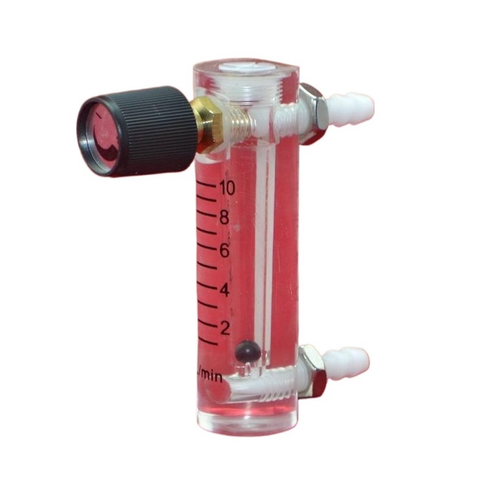 CEMELI LZQ-3 0-10LPM Plastic air flowmeter Oxygen Flow Meter with Control Valve for Oxygen conectrator
