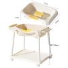 SJHDUNBW Portable Shampoo Bowl Hair Washing Basin with Water Pump Height Adjustable Hair Washing Sink for Bedridden Elderly Pregnant view 2