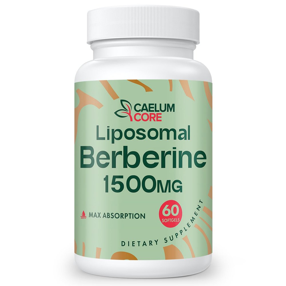 CEALMU CORE Liposomal Berberine HCL - Berberine 1500mg Activates AMPK, High Bioavailability Berberines Supplement for Women and Men, Supports Body Balance