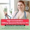 CEALMU CORE Liposomal Berberine HCL - Berberine 1500mg Activates AMPK, High Bioavailability Berberines Supplement for Women and Men, Supports Body Balance view 2