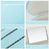 MoKo Double Eyeglass Case, Contact Lens Case with Mirror Tweezers Remover, 2 in 1 Double Sided Portable Contact Lens Box Holder Container Soak Storage Kit Sunglasses Pouch for Men & Women, Light Blue view 4