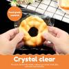 300 Pcs Self Sealing Cellophane Bags Clear Cookie Bags Reusable Cellophane Treat Bags Resealable Cellophane Bags for Packaging Gifts Candy Bread Party Favors// view 3