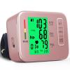 Blood Pressure Monitors,Pink Blood Pressure Machine Bp Cuff Automatic Upper Arm with 8.7-16.5 inches Adjustable Automatic High Blood Pressure Cuff for Home Use 2 x 90 Sets Memory (Blue BP Cuff) view 1