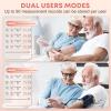 Blood Pressure Monitors,Pink Blood Pressure Machine Bp Cuff Automatic Upper Arm with 8.7-16.5 inches Adjustable Automatic High Blood Pressure Cuff for Home Use 2 x 90 Sets Memory (Blue BP Cuff) view 3