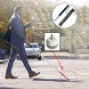 Titanium Alloy Telescopic Blind Cane - Folding Walking Cane for Vision Impaired and Blind People, with Night Warning Reflective Film(C,118cm/46in) view 3