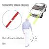 Titanium Alloy Telescopic Blind Cane - Folding Walking Cane for Vision Impaired and Blind People, with Night Warning Reflective Film(C,118cm/46in) view 4